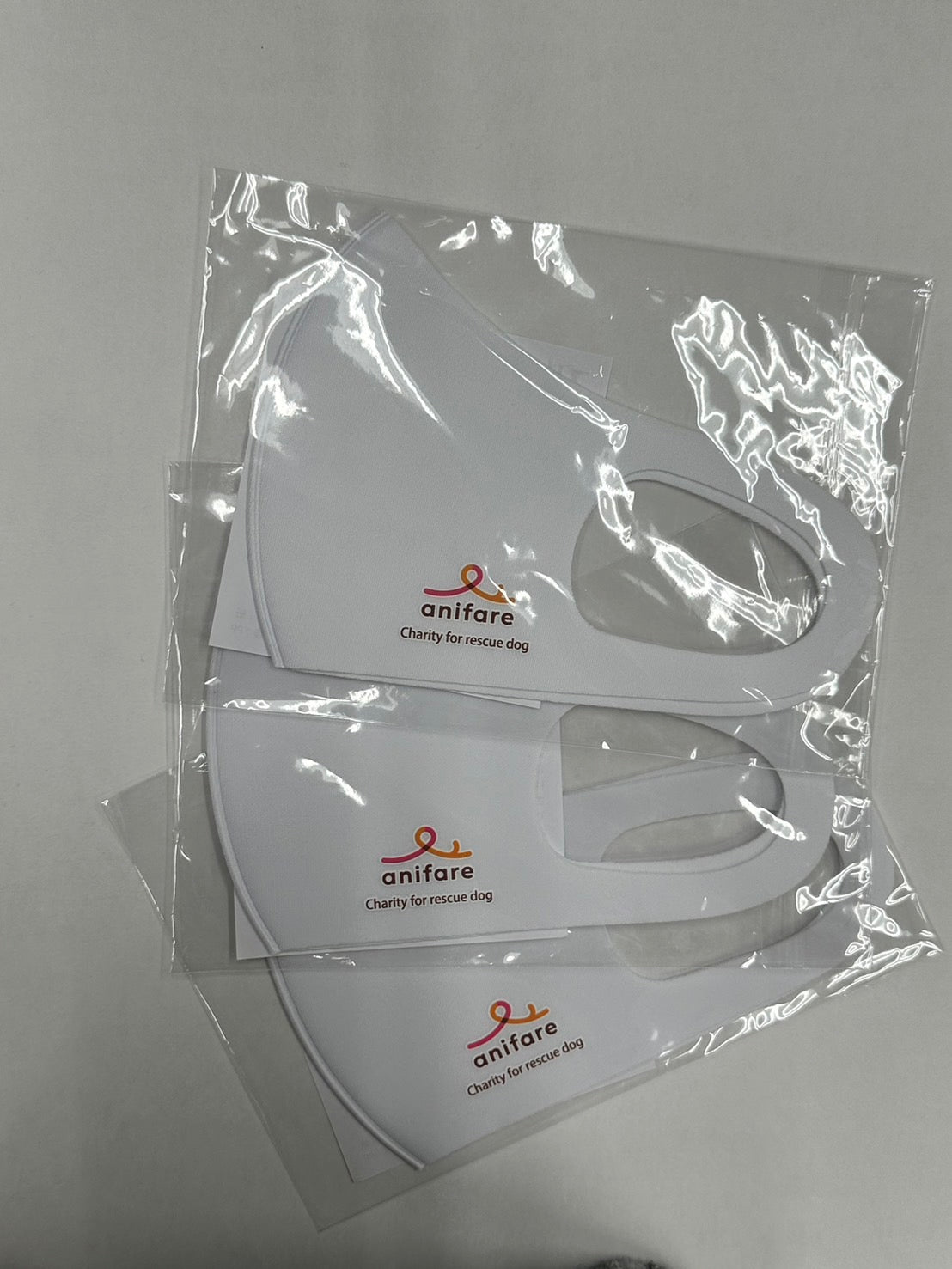 anifareマスク3枚セット（白）